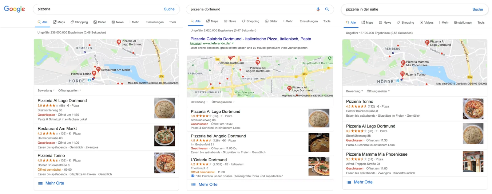 Local SEO für Google My Business - Standort
