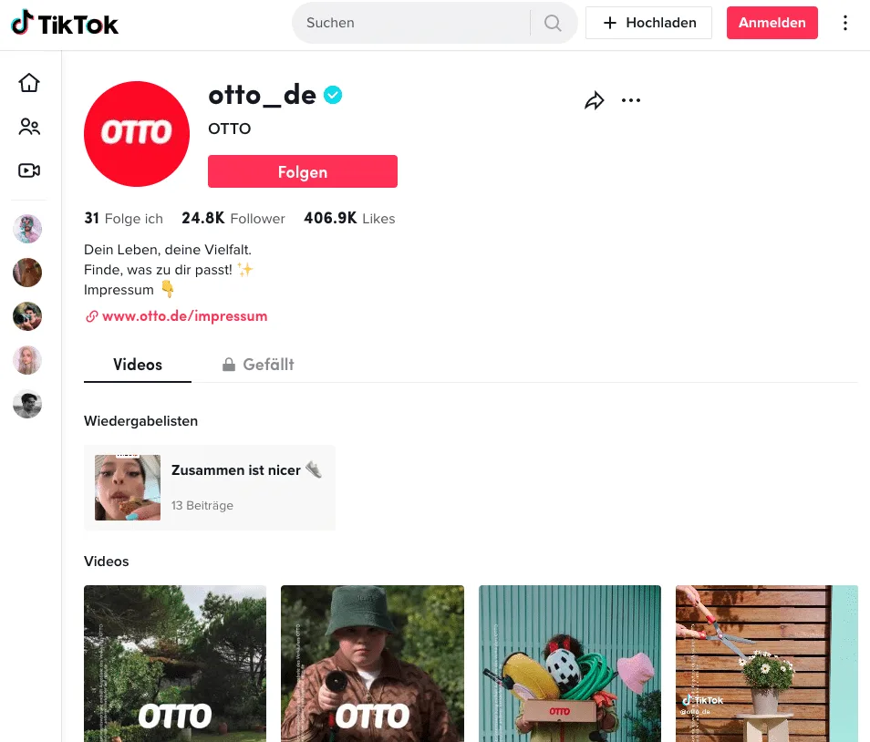 TikTok Profil