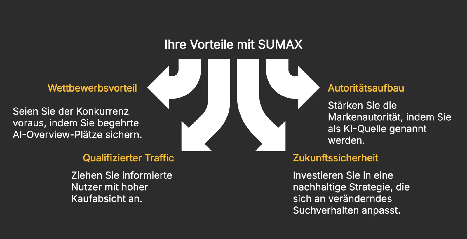 _- visual selection (1) Vorteile mit GEO Agentur SUMAX