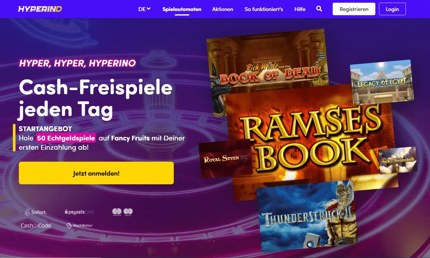 SUMAX SEO Test für Online Casino Hyperino