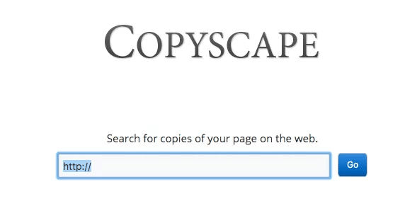 Copyscape - SEO Tool um Duplicate Content im Netz aufspüren