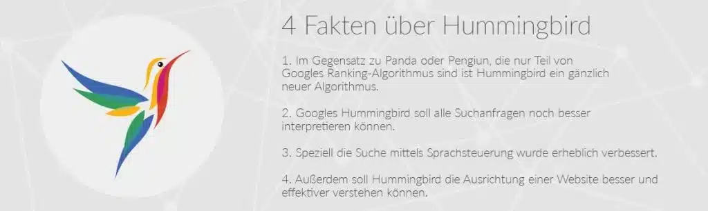 Fakten über Hummingbird